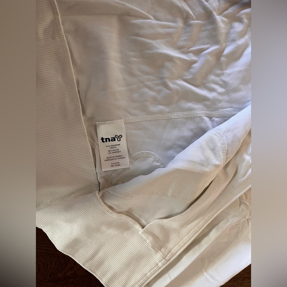 TNA white full zip sweater - Picture 6 of 8